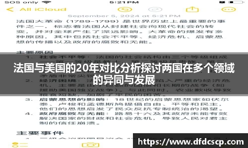 法国与美国的20年对比分析探讨两国在多个领域的异同与发展